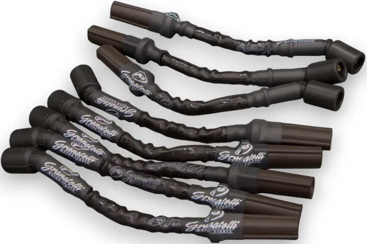 Granatelli "0 ohm" High Performance Spark Plug Wires Black 28-1545HTB