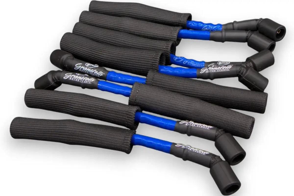 Granatelli "0 ohm" High Performance Spark Plug Wires Blue 28-1545HTBLB