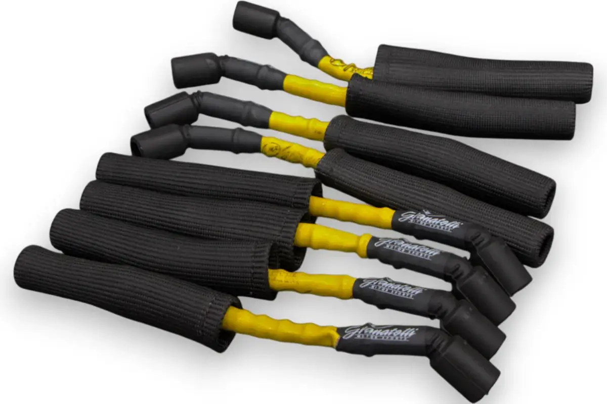 Granatelli "0 ohm" High Performance Spark Plug Wires Yellow 28-1545HTYB