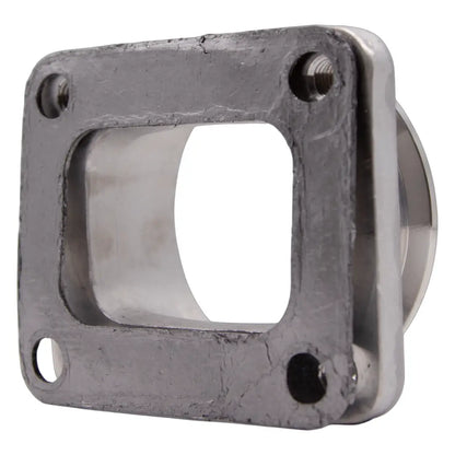 Granatelli Turbo Adapter, Cast. 3.0" V-Band to T4 Housing, Threaded