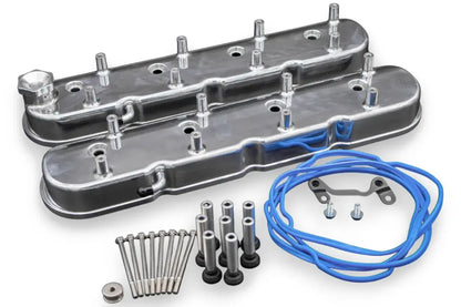 Granatelli LS Tall Valve Cover Polished Finish, 4.8, 5.3, 5.7, 6.0, 6.2, 7.0L, Pair
