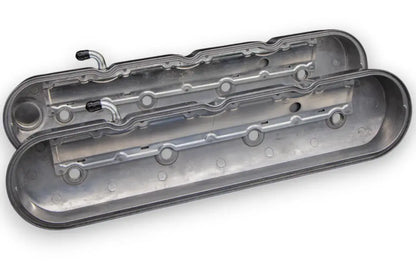 Granatelli LS Tall Valve Cover Polished Finish, 4.8, 5.3, 5.7, 6.0, 6.2, 7.0L, Pair