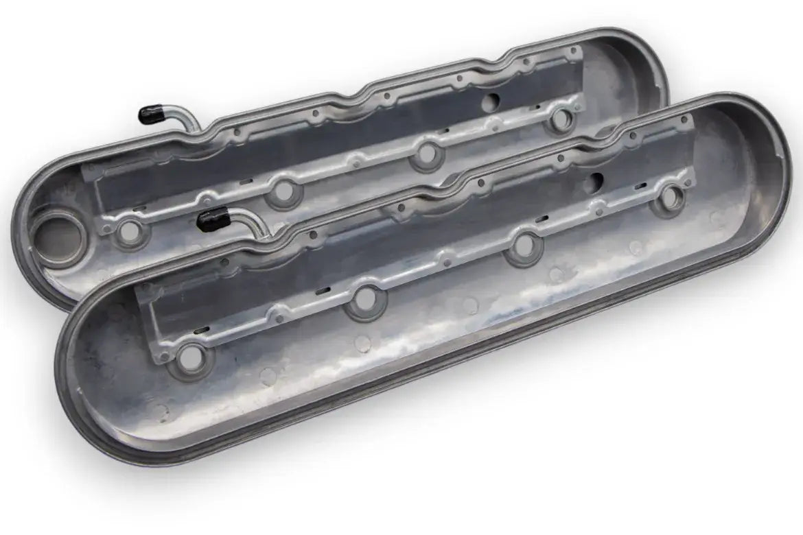 Granatelli LS Valve Cover Cast Finish, 4.8, 5.3, 5.7, 6.0, 6.2, 7.0L, Pair