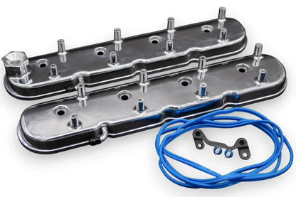Granatelli LS Valve Cover Polished Finish, 4.8, 5.3, 5.7, 6.0, 6.2, 7.0L, Pair