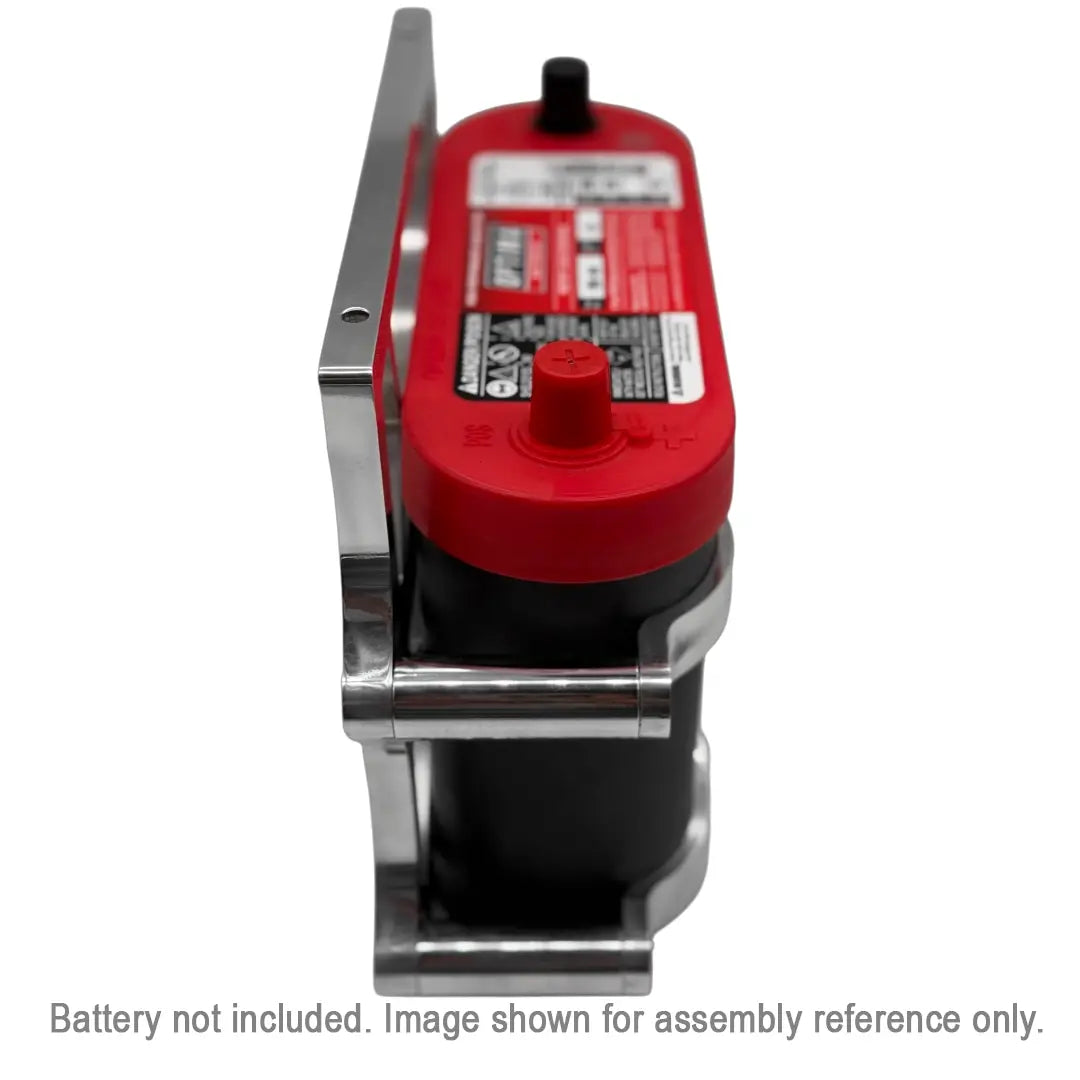Granatelli 6 Volt OPTIMA Battery Tray - Billet