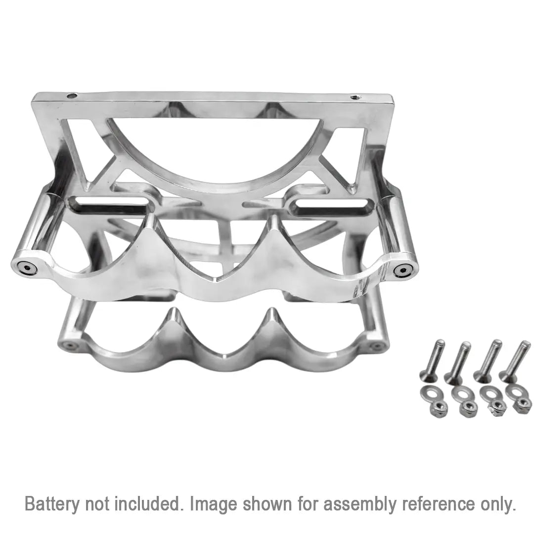 Granatelli 6 Volt OPTIMA Battery Tray - Billet