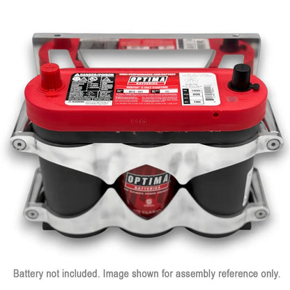 Granatelli 6 Volt OPTIMA Battery Tray - Billet