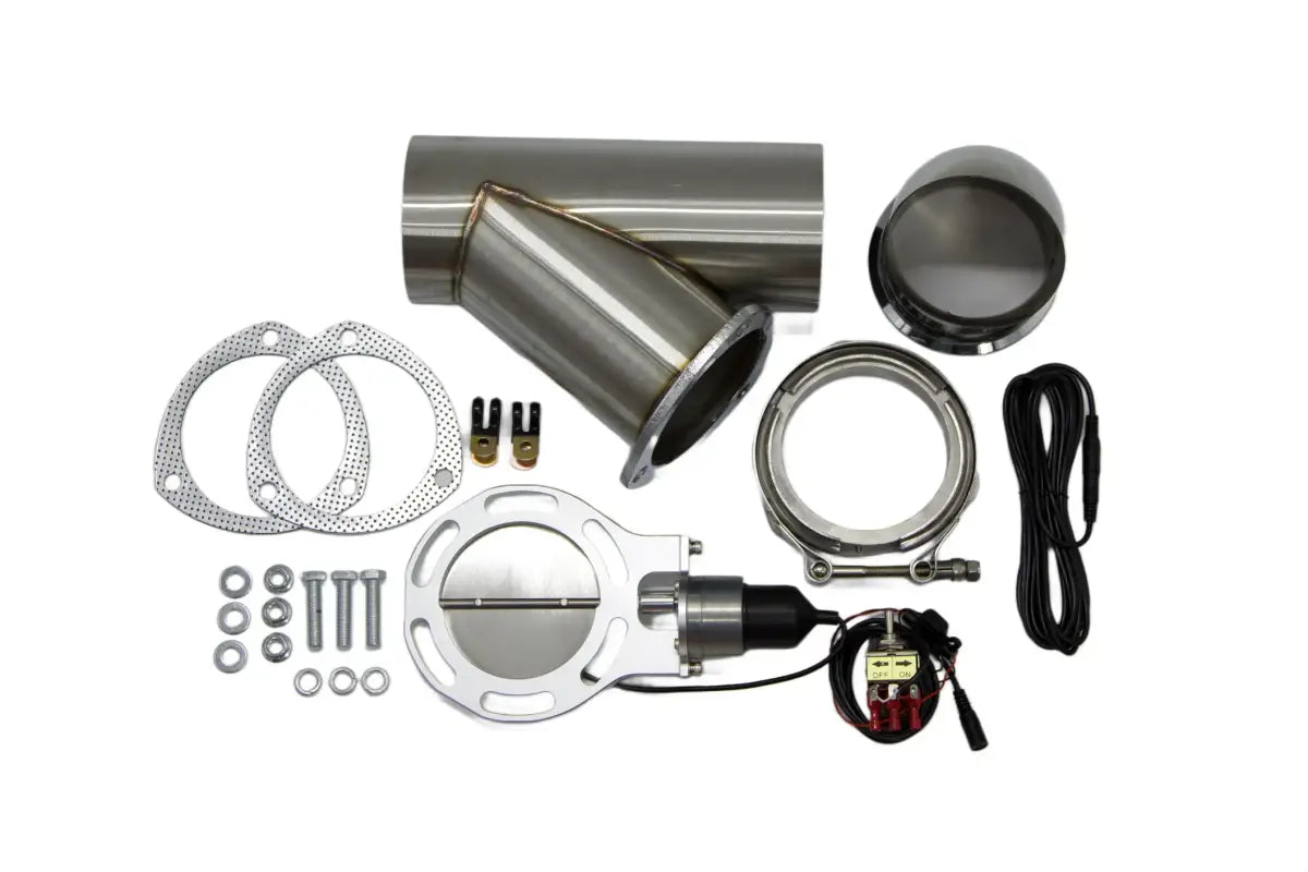 Granatelli Electronic Exhaust Cutout Kit 307540 - Stainless Steel Weld-In -4.00"