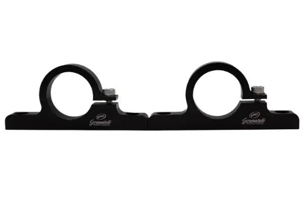 Granatelli 1.75" (44mm) Aluminum Fuel Filter Mounting Brackets Black