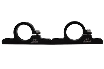 Granatelli 1.75" (44mm) Aluminum Fuel Filter Mounting Brackets Black