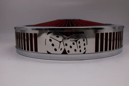 Granatelli Blingz Beauty Bandz Red and Chrome Air Filter Assembly , Craps