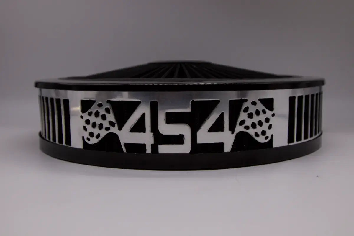 Granatelli Blingz Beauty Bandz Black and Chrome Air Filter Assembly , 454