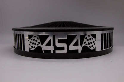 Granatelli Blingz Beauty Bandz Black and Chrome Air Filter Assembly , 454