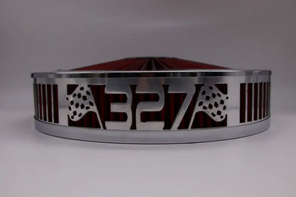 Granatelli Blingz Beauty Bandz Red and Chrome Air Filter Assembly , 327