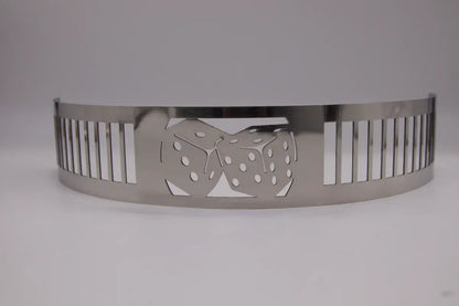 Granatelli Blingz Beauty Bandz, 14" Diameter, 3" Tall Air Cleaner Grill - Craps