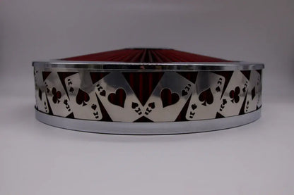 Granatelli Blingz Beauty Bandz Red and Chrome Air Filter Assembly , Aces Wilds