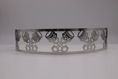 Granatelli Blingz Beauty Bandz, 14" Diameter, 3" Tall Air Cleaner Grill - Skullz and Rods