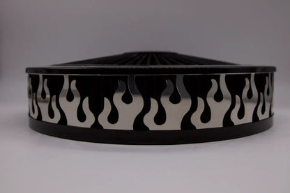 Granatelli Blingz Beauty Bandz Black Air Filter Assembly , Flames