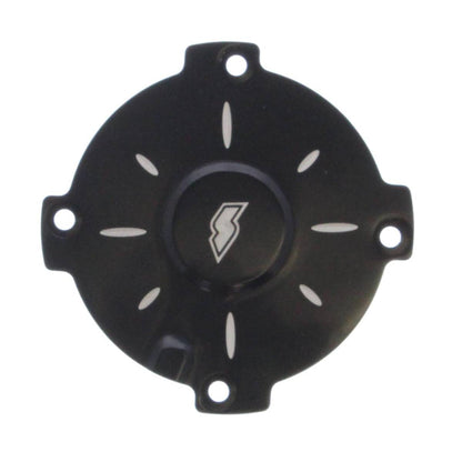 Granatelli Black Billet Fan Cover - SPAL, Flower