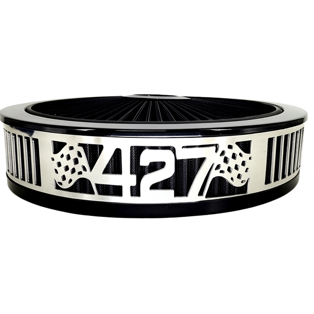 Granatelli Blingz Beauty Bandz Black Air Filter Assembly , 427
