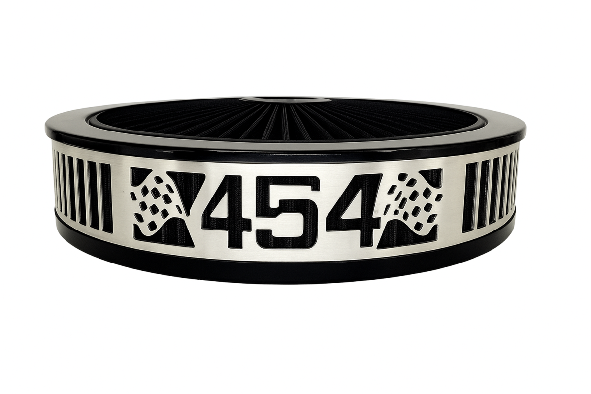 Granatelli Blingz Beauty Bandz Black Air Filter Assembly , 454