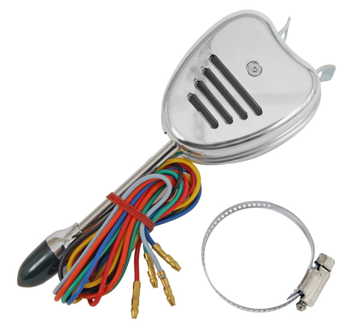 Granatelli Turn Signal Switch, W/ Billet Cover "GROOVEY", Polished SYSTEM