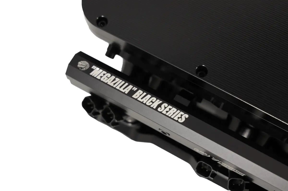 Granatelli MEGAZILLA Black Billet LS Manifold – Twin 103mm Inlets