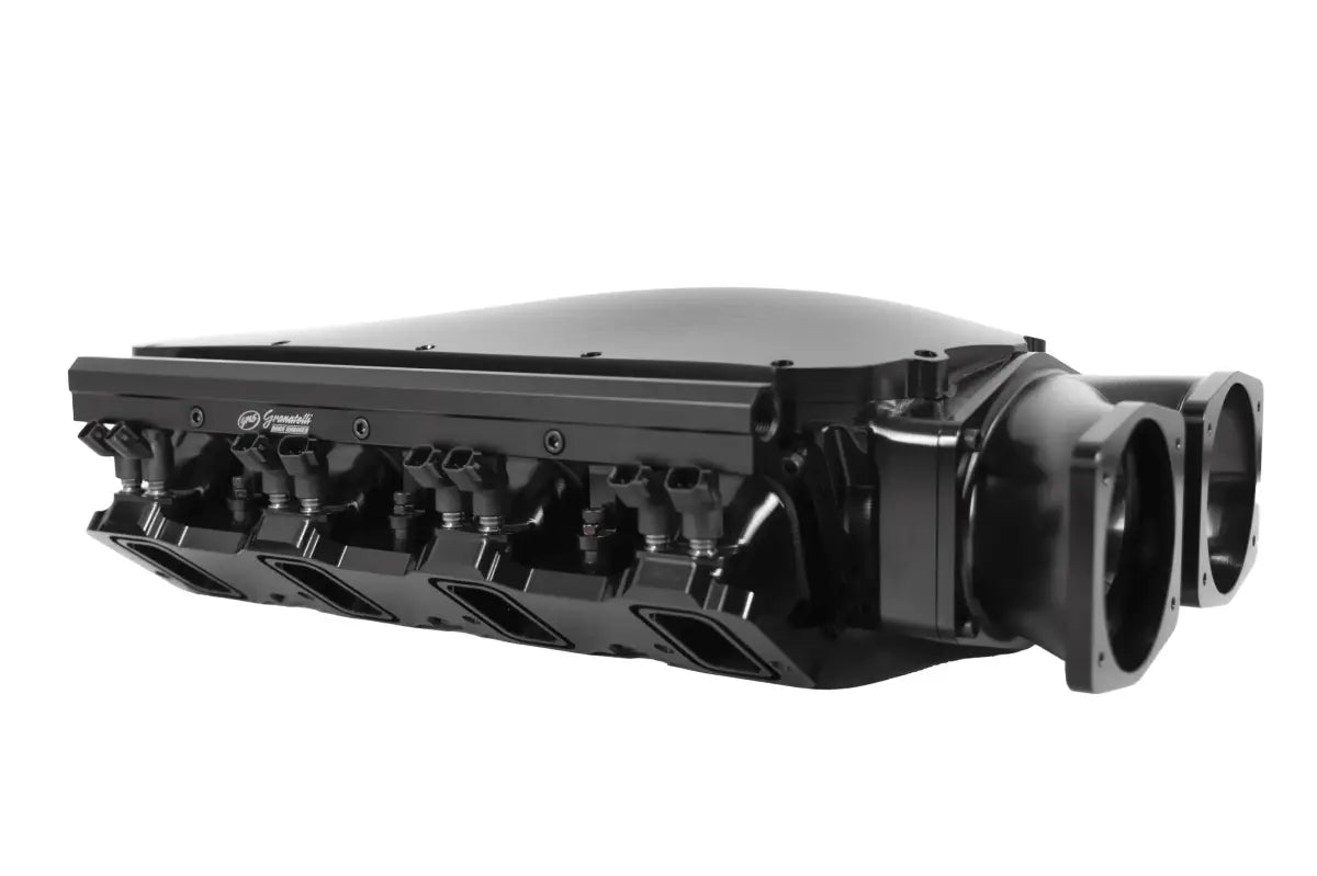 Granatelli MEGAZILLA Black Billet LS Manifold – Twin 103mm Inlets