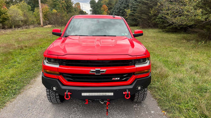 Fishbone Offroad 16-18 Chevrolet Silverado 1500 Rockfish Front Bumper - Black Texture FB22388