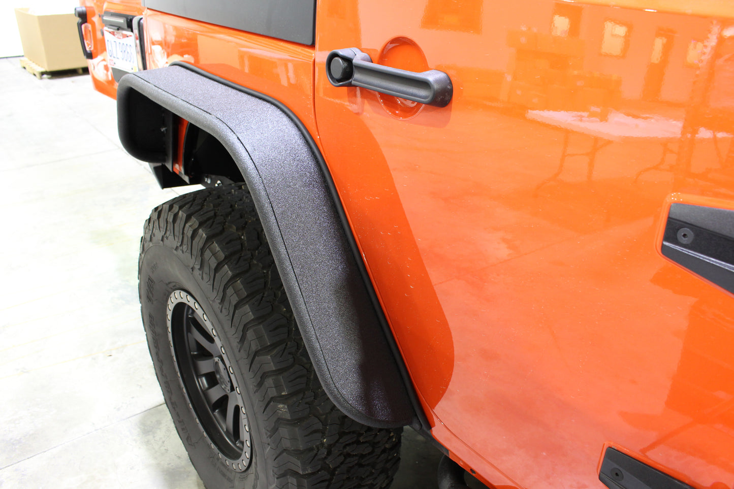 Fishbone Offroad 07-18 Jeep Wrangler JK Front/Rear Steel Tube Fenders -Blk Txtrd Pwdercoat(Set of 4) FB23006