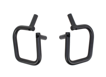 Fishbone Offroad 07-18 Jeep Wrangler JK 2/4 Door Steel Grab Handles Front - Blk Txtrd Powdercoat FB25033