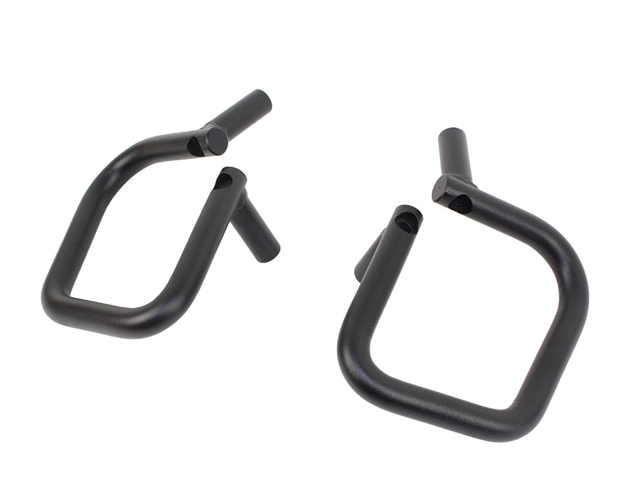 Fishbone Offroad 07-18 Jeep Wrangler JK 2/4 Door Steel Grab Handles Front - Blk Txtrd Powdercoat FB25033