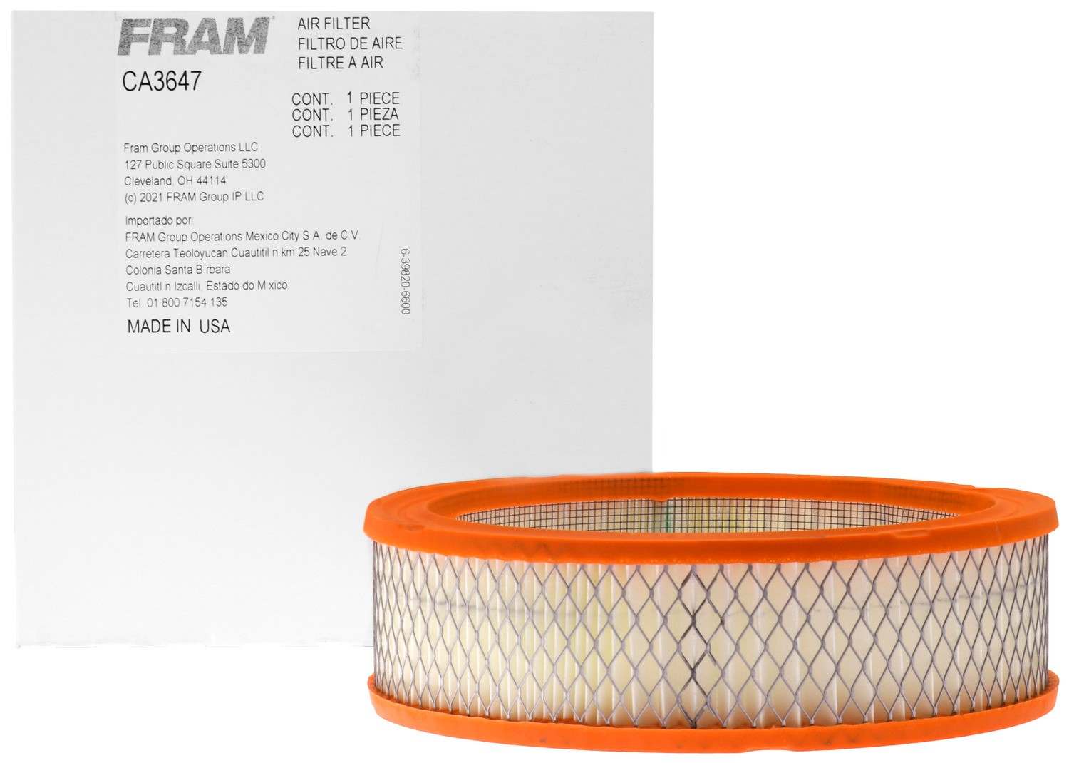 FRAM Air Filter CA3647