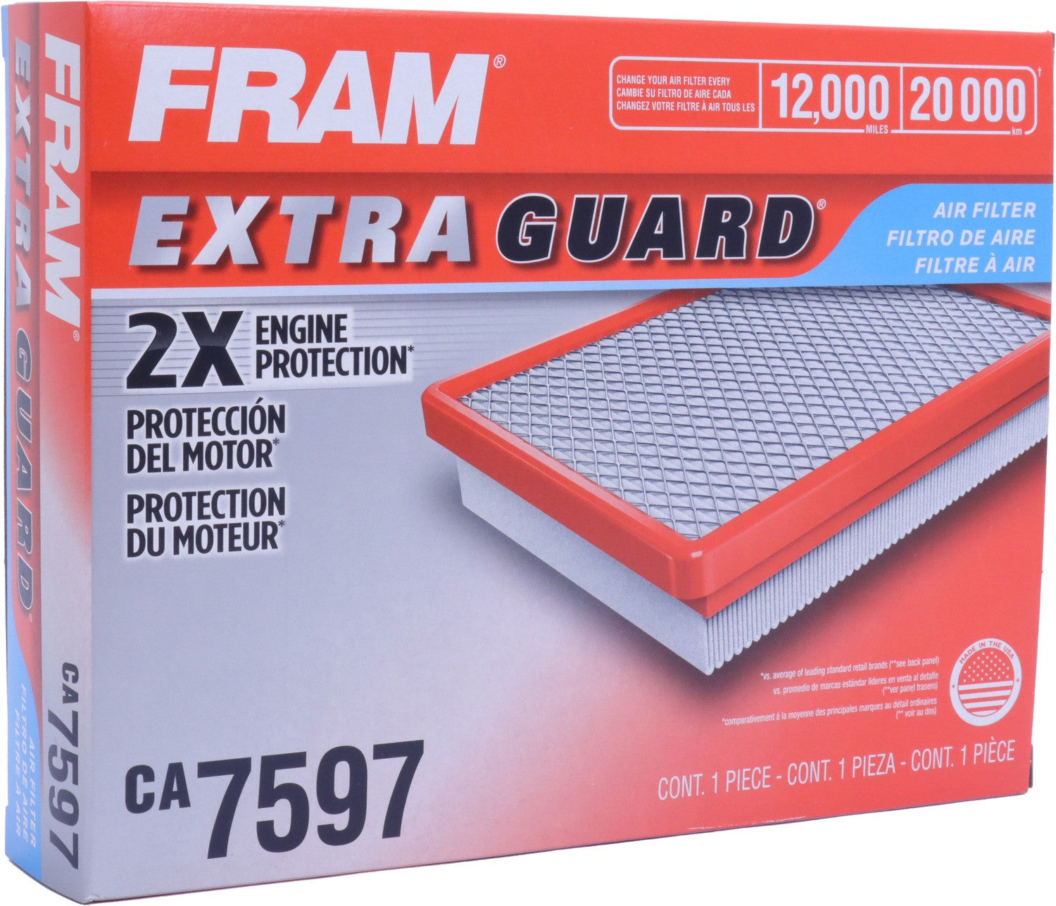 FRAM Racing Air Filter CA7597 image 3