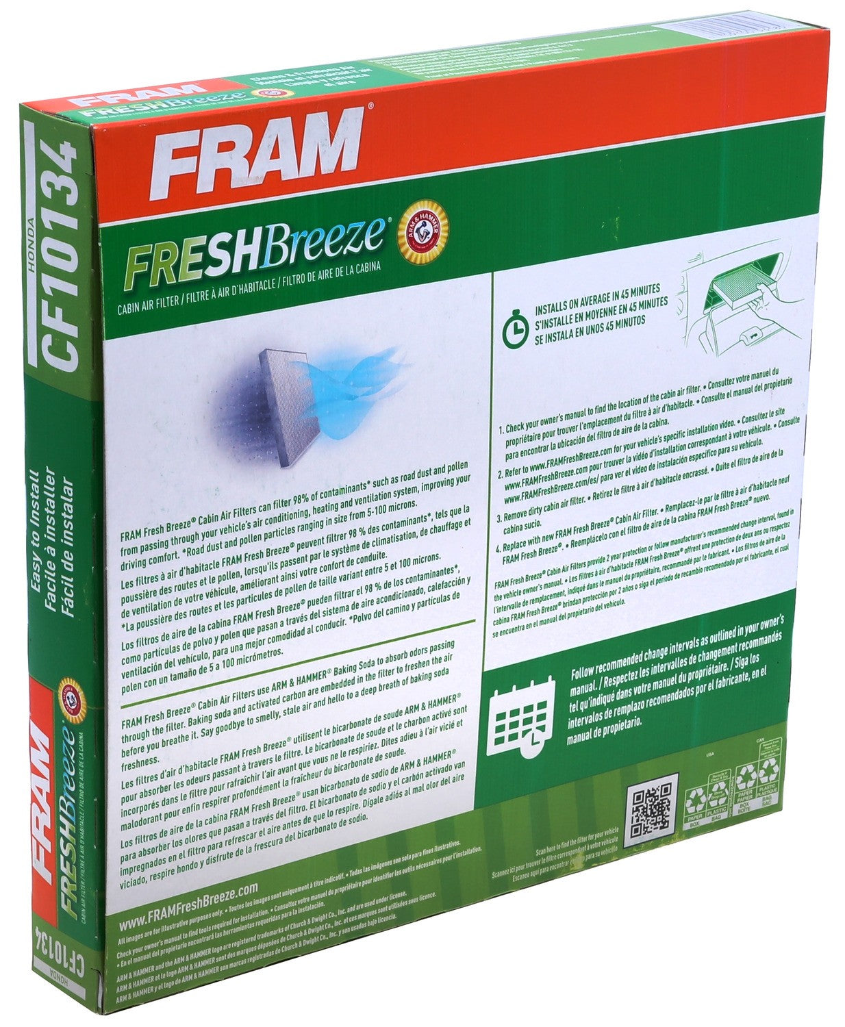 FRAM Racing Cabin Air Filter CF10134 image 7