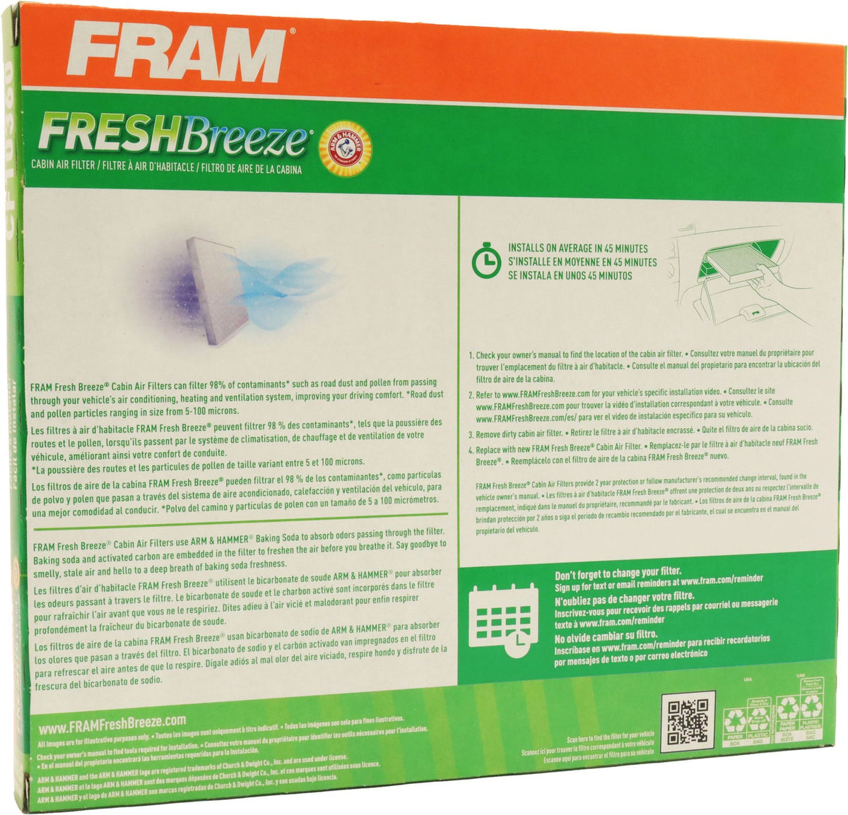 FRAM Cabin Air Filter CF10360