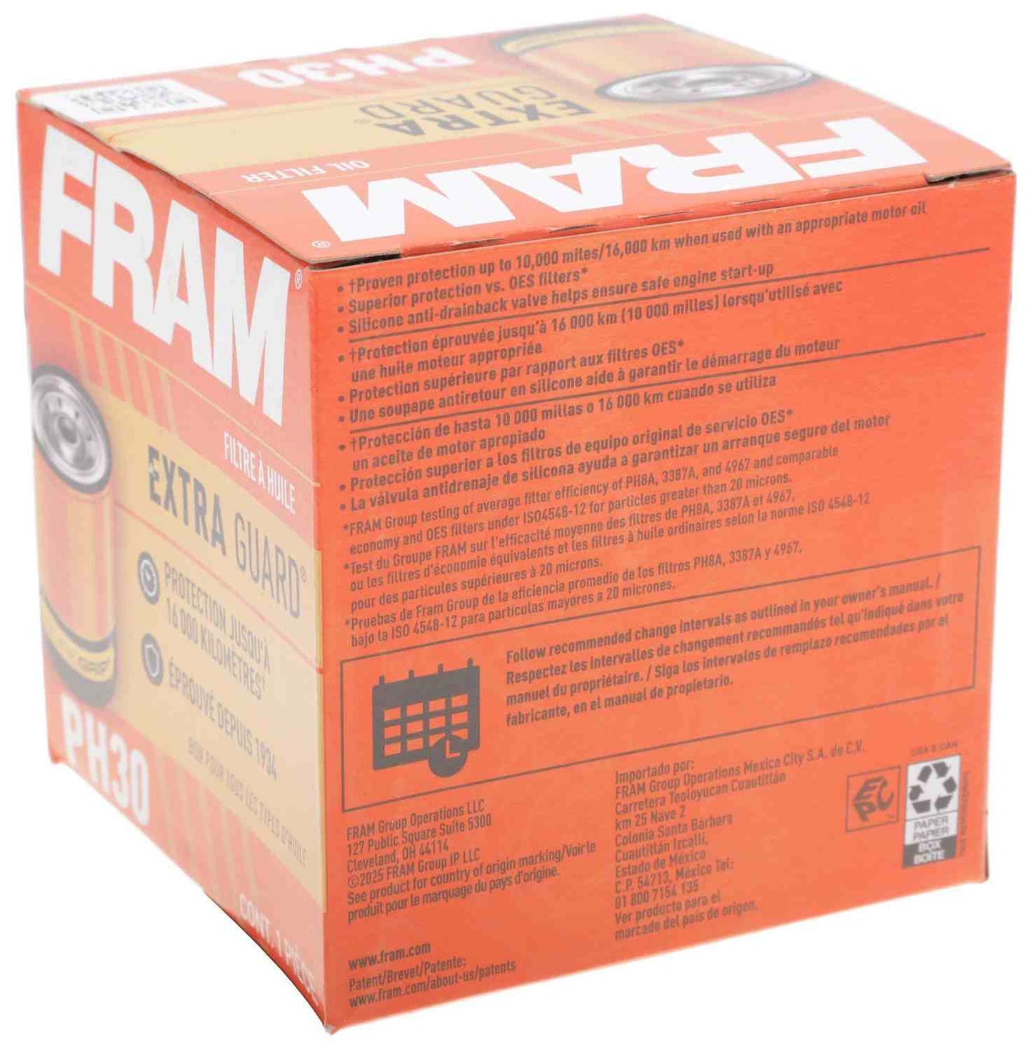 FRAM Oil Filter FRAPH30