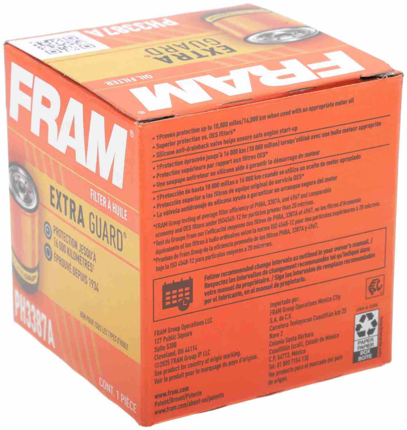 FRAM Oil Filter FRAPH3387A
