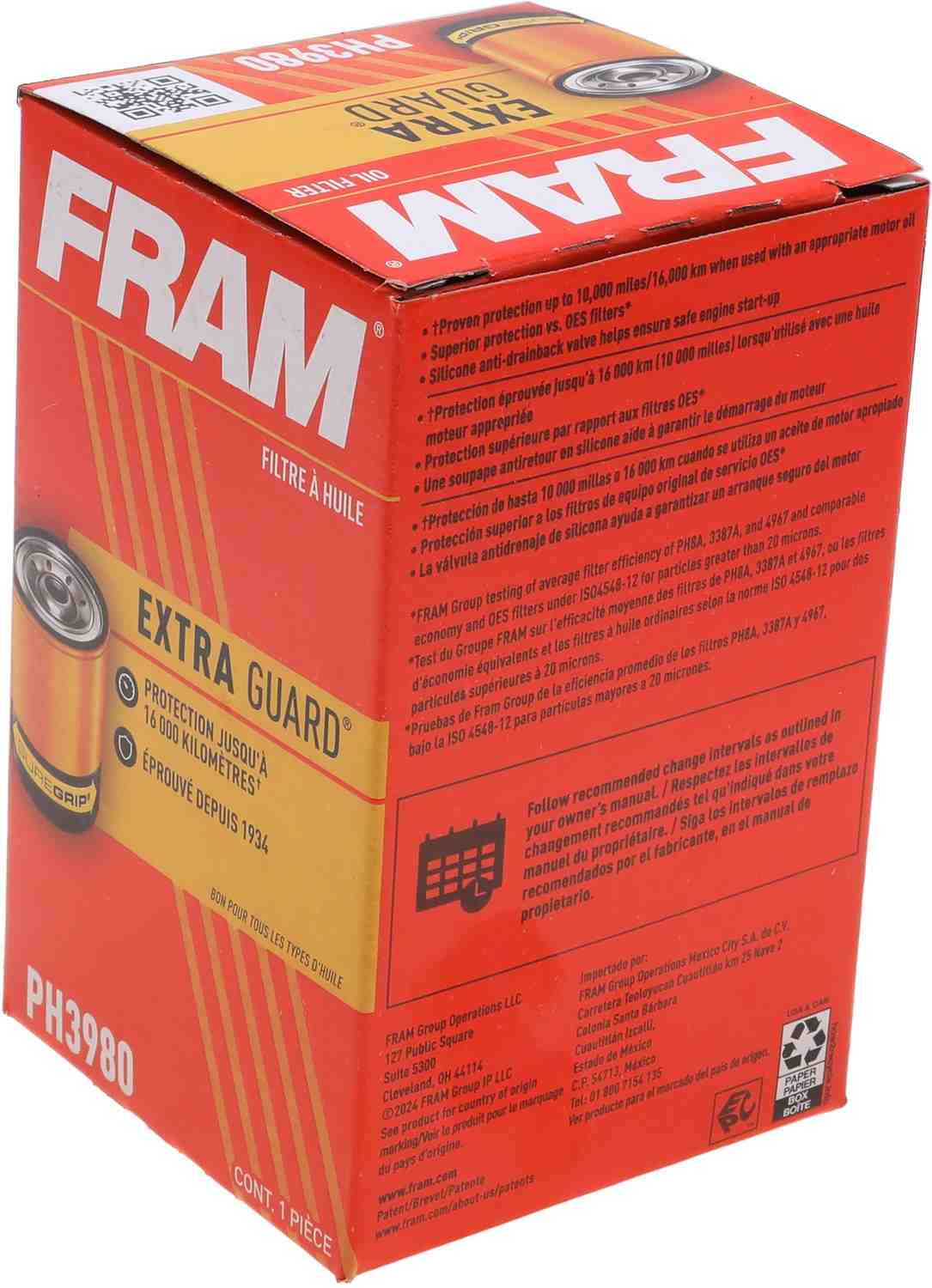 FRAM Oil Filter FRAPH3980
