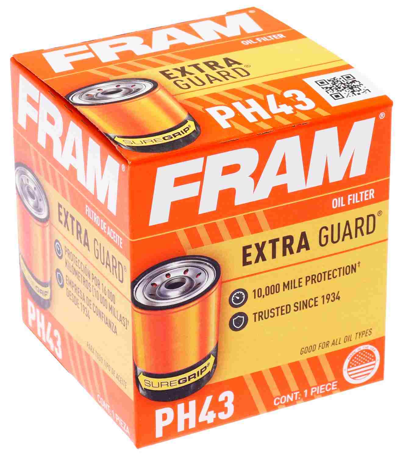 FRAM Oil Filter FRAPH43