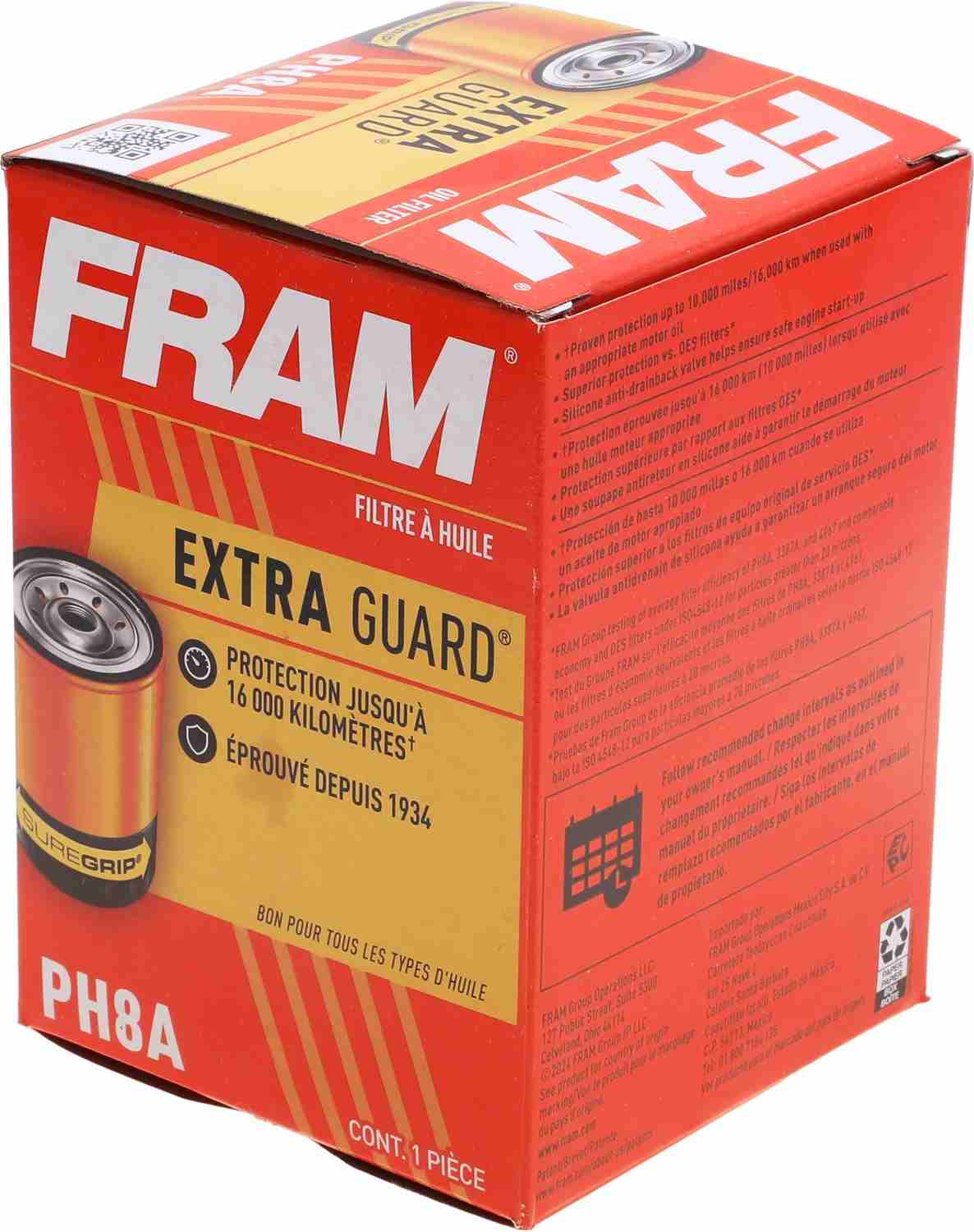 FRAM Oil Filter FRAPH8A