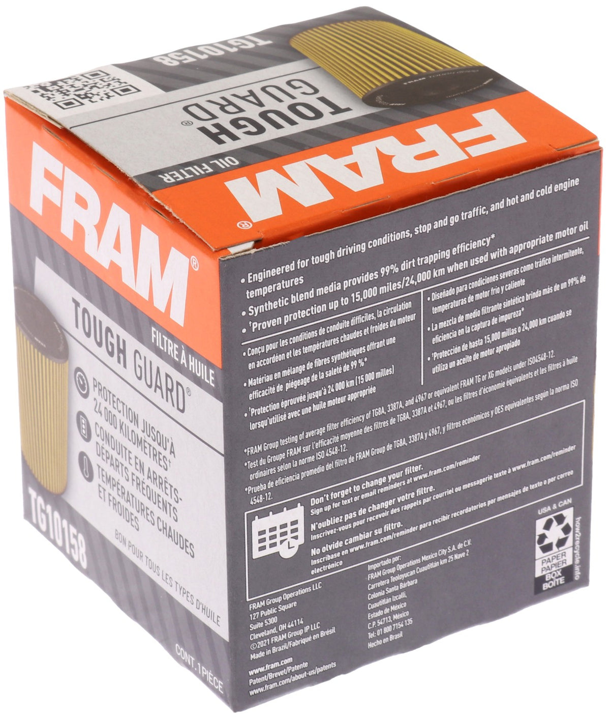 FRAM Racing Engine Oil Filter Element TG10158 image 8