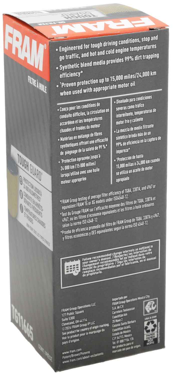 FRAM Oil Filter FRATG11665