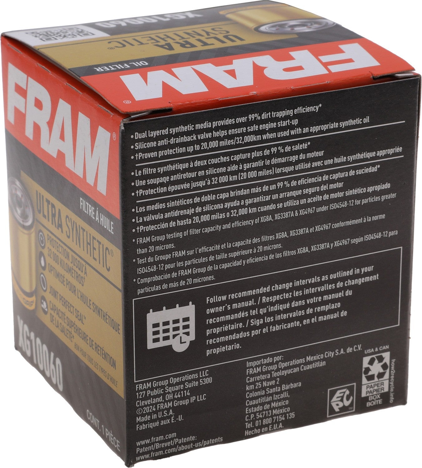 FRAM Racing Engine Oil Filter XG10060 image 9