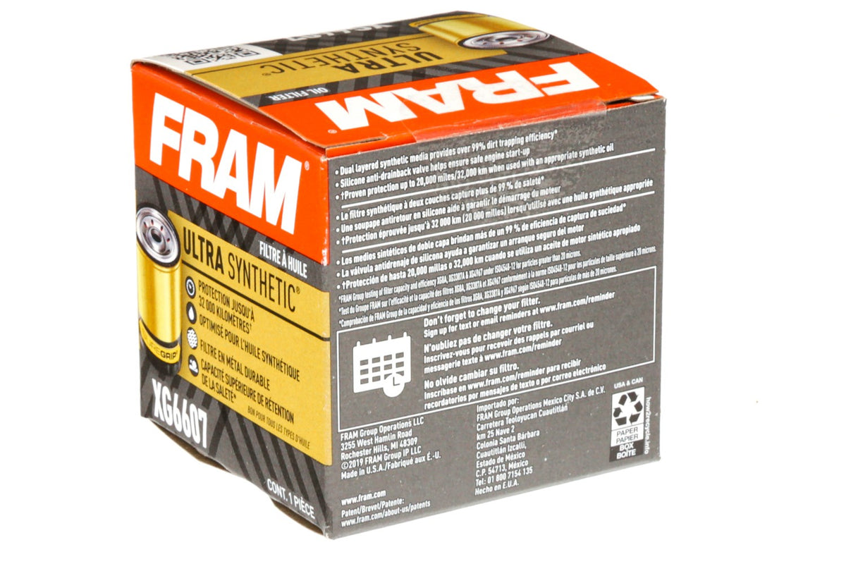 FRAM Racing Engine Oil Filter XG6607 image 8