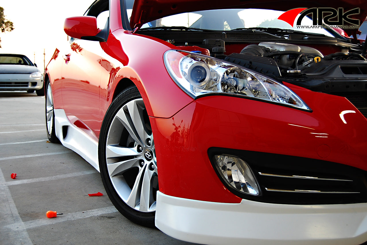 ARK 2010-2012 Hyundai Genesis Coupe C-FX Fiberglass Front Lip