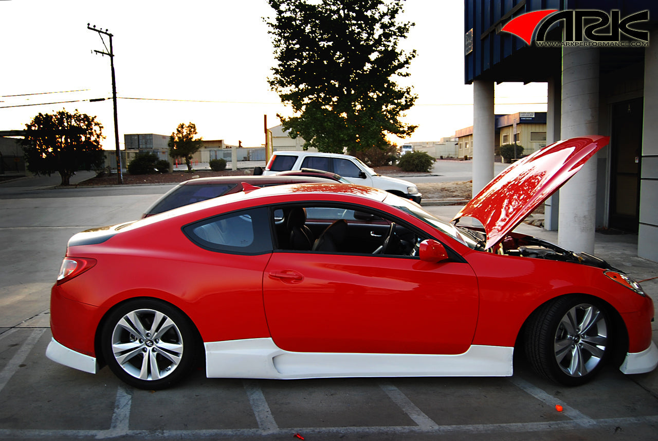 ARK 2010-2016 Hyundai Genesis Coupe C-FX Fiberglass Side Skirts
