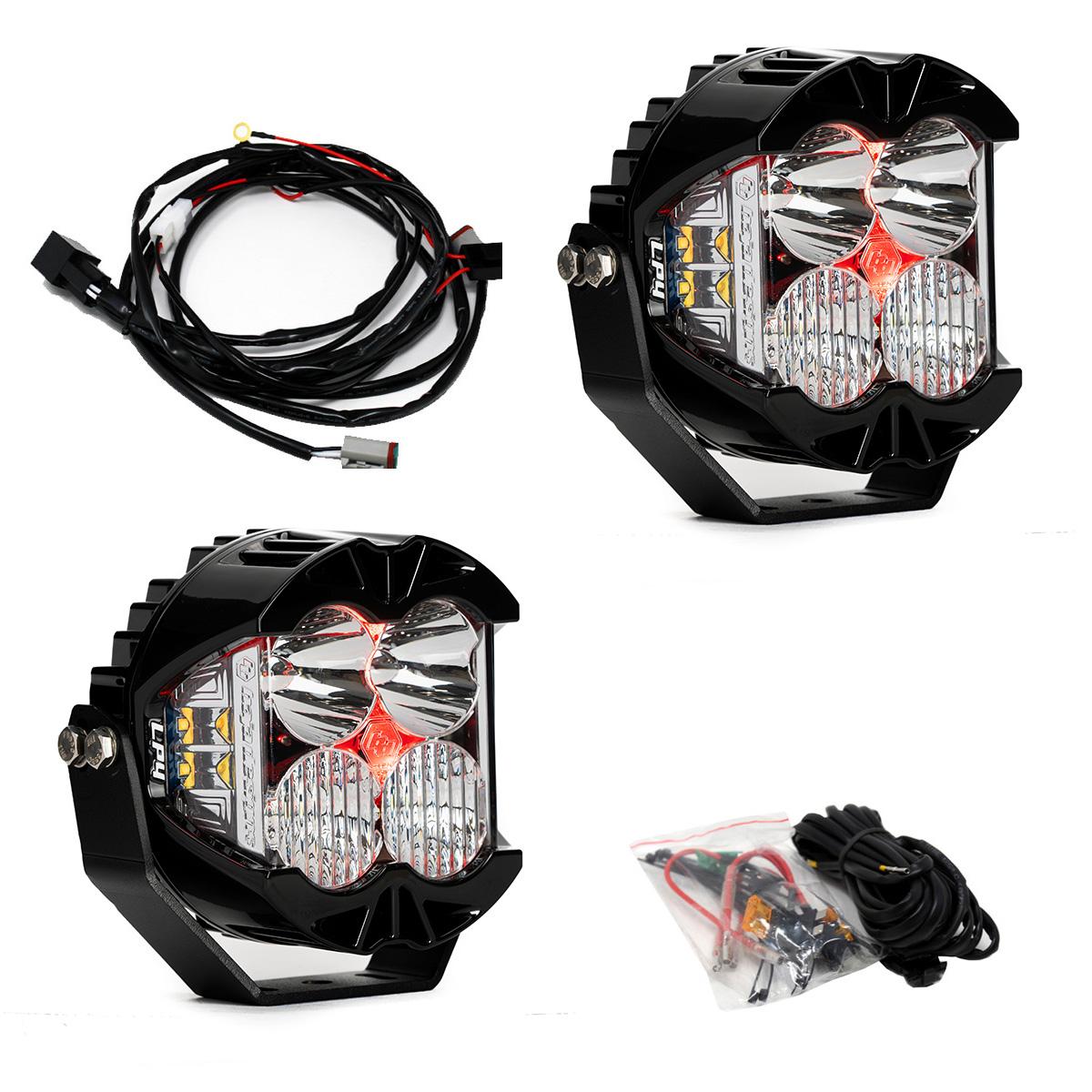 Baja Designs LP4 Pro Driving/Combo LED - Red Backlight (Pair) 297814