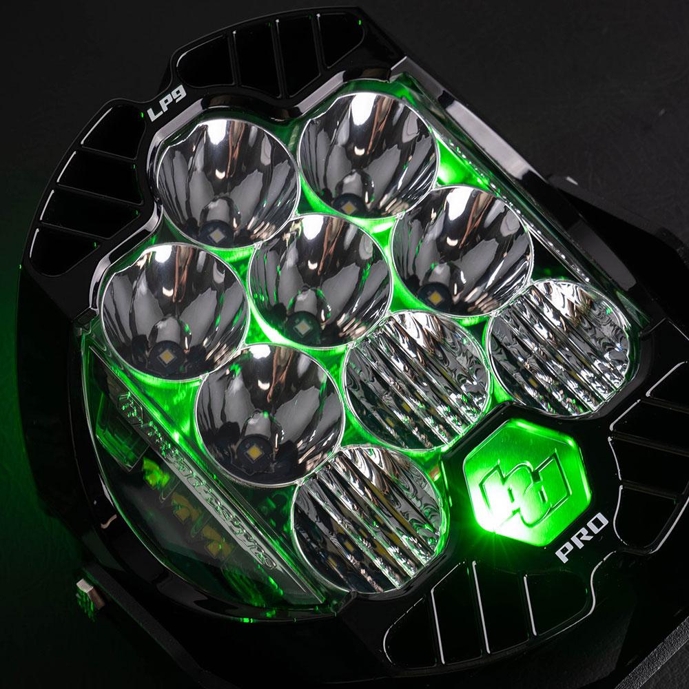 Baja Designs LP9 Series Driving Combo Pattern LED Light Pods - Green 320016