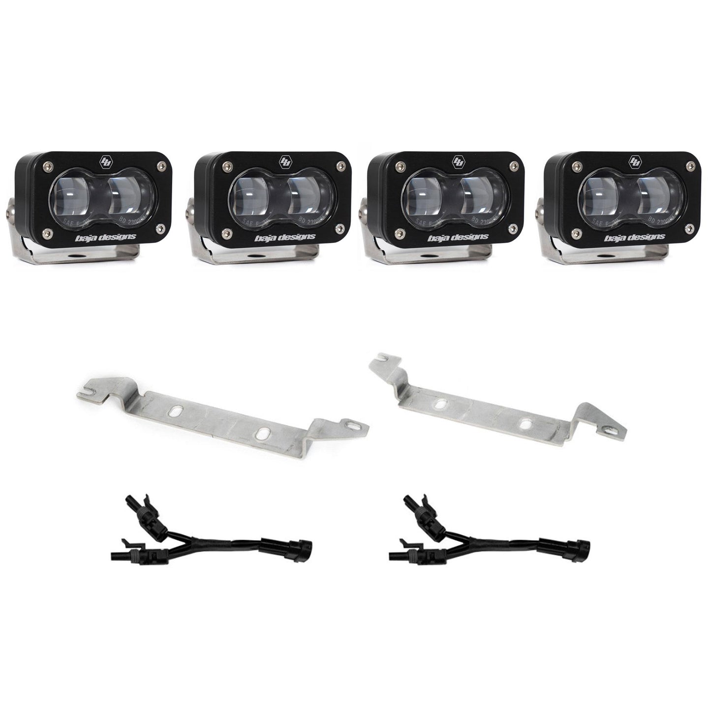 Baja Designs 2025 Toyota 4Runner S2 SAE Fog Pocket Light Kit - Clear 44-8282